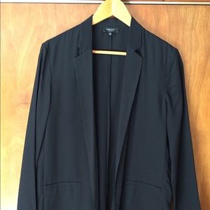 Silk blazer blouse from Aritzia